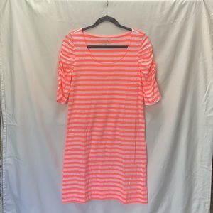 Lilly Pulitzer Kaley Dress Orange/White Stripe